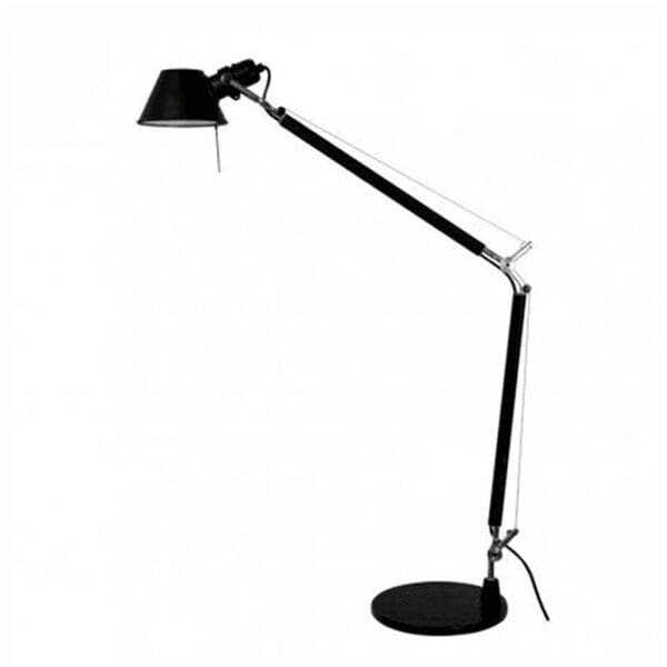 Artemide TOLOMEO - black with table base