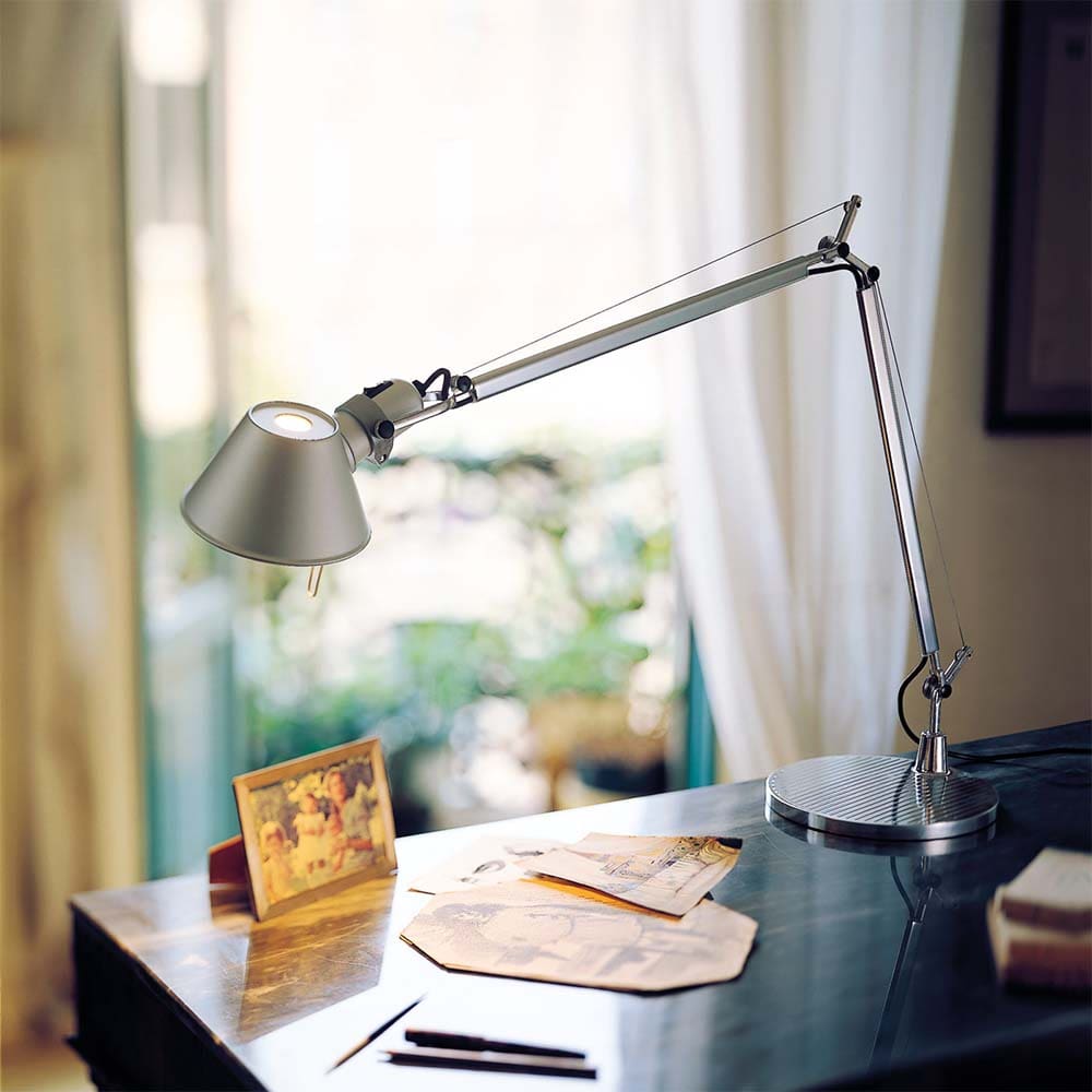 Artemide TOLOMEO Mini con base tavolo - nero - immagine 2