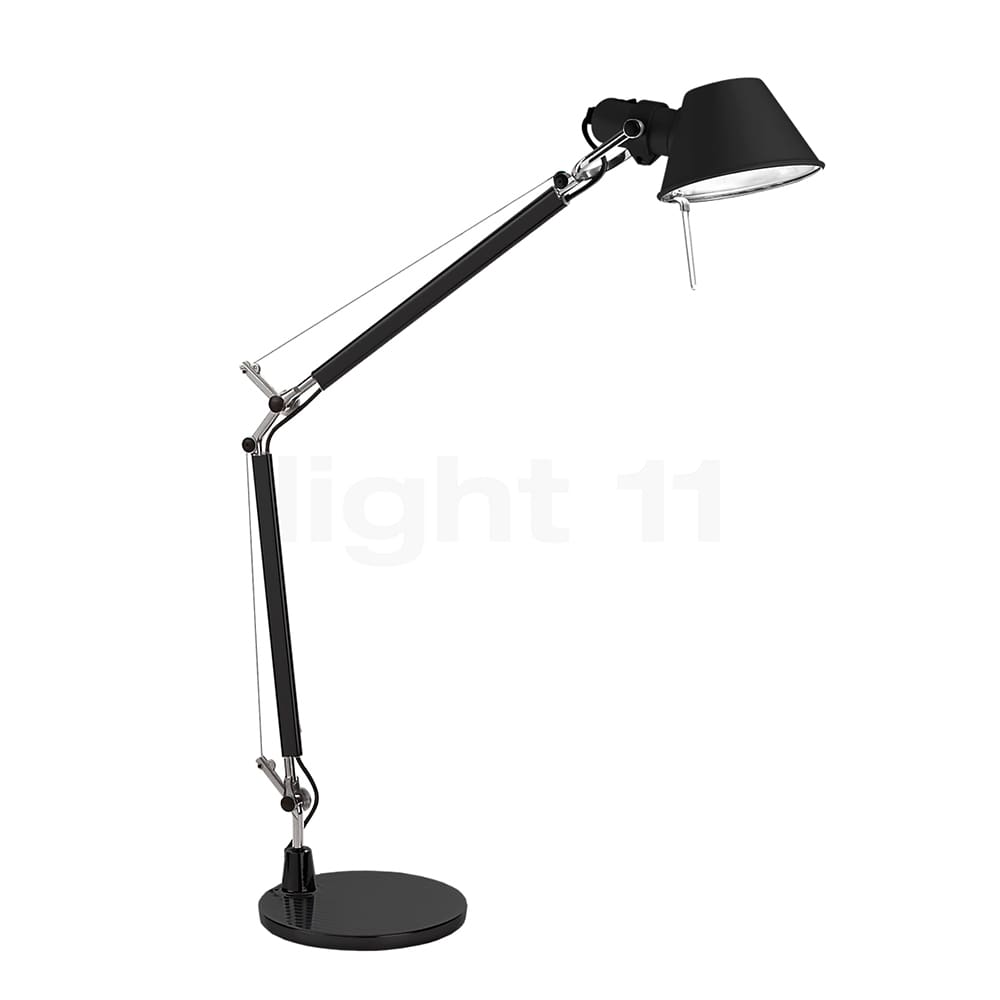 Artemide TOLOMEO Mini con base tavolo - nero