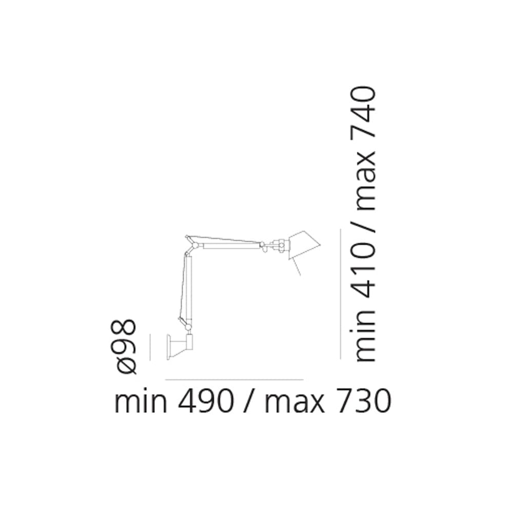 Artemide TOLOMEO MICRO wall - black - Image 3