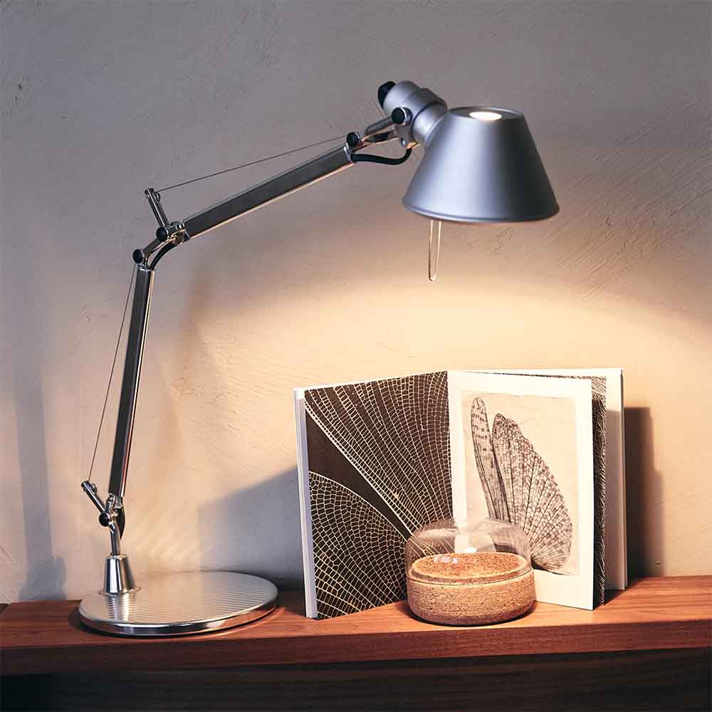 Artemide TOLOMEO Micro with table base - orange anodizzato - Image 2