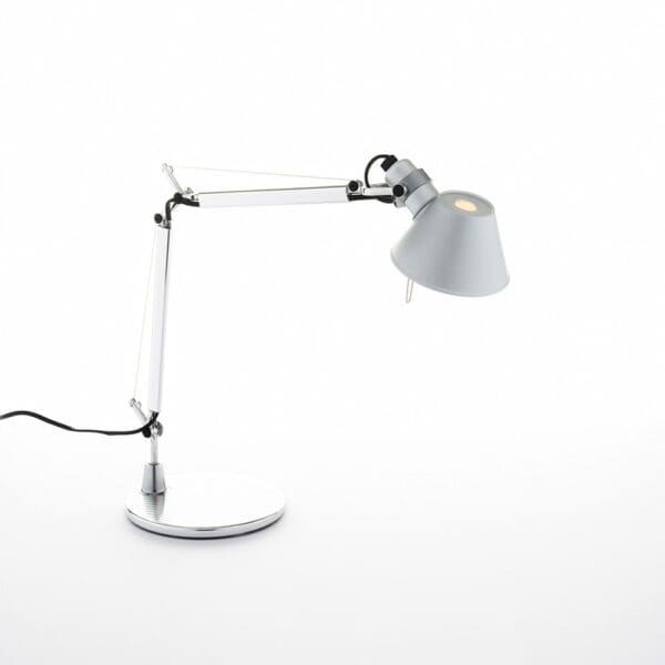Artemide TOLOMEO Micro LED 3000K - with table base alluminio