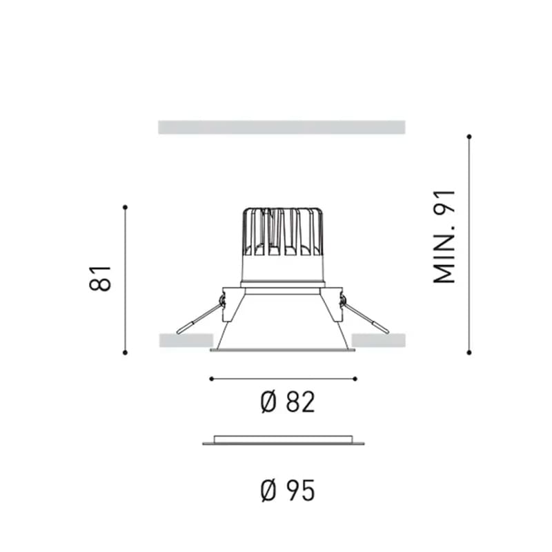 ArkosLight SWAP M - SUPERCRI 7W 3000K - nero opaco - immagine 3