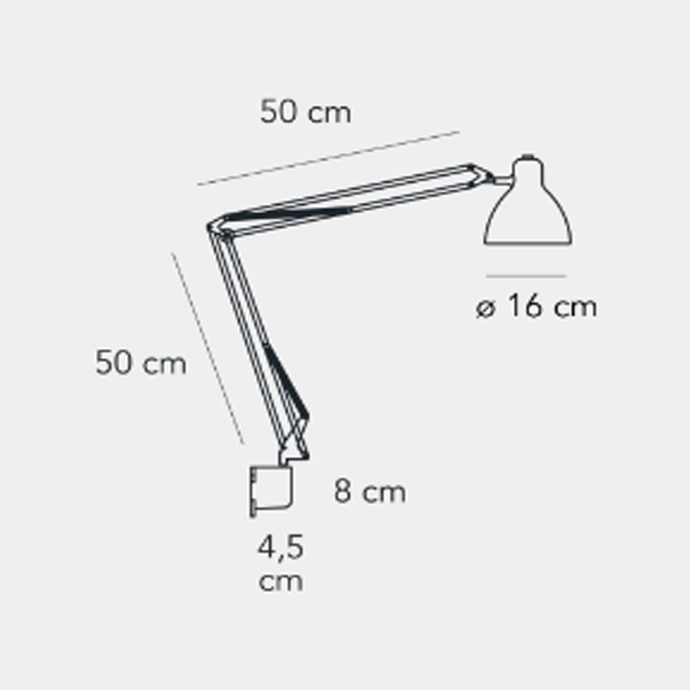 Fontana Arte NASKA small wall - 30cm - white - Image 3