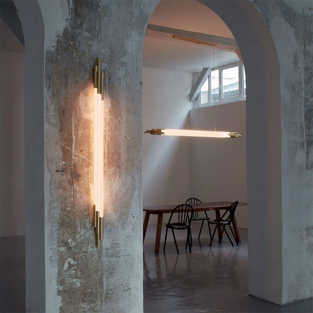 DCW éditions ORG P HORIZONTAL 1300 - opal glass and anodized aluminium - Image 2