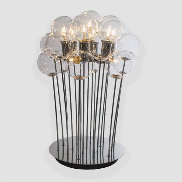 SP Light SPHERE tavolo base tonda - cromo