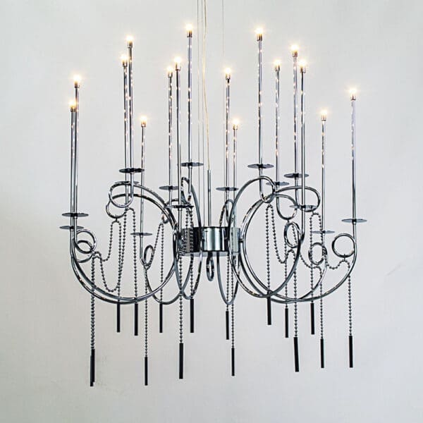 SP Light CALLIGRAFICO suspension NITY 16 C LED - chrome