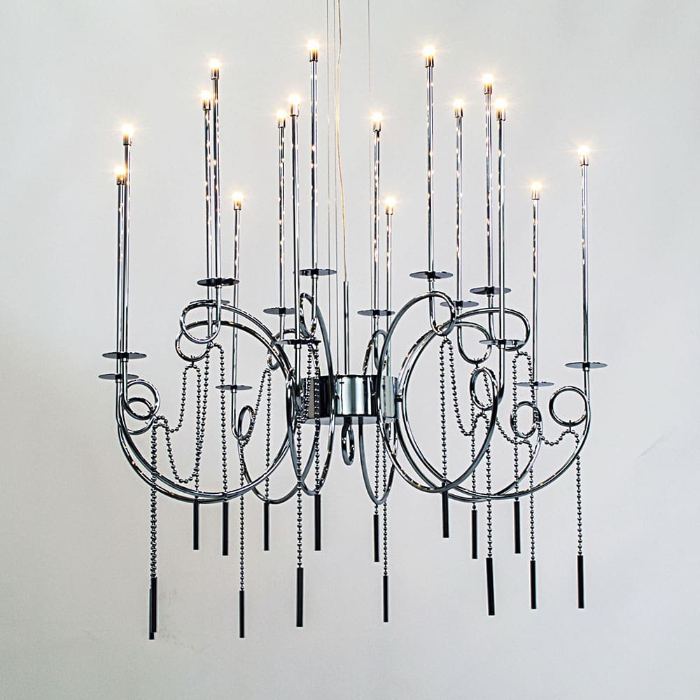 SP Light CALLIGRAFICO sospensione NITY 16 C LED - cromo