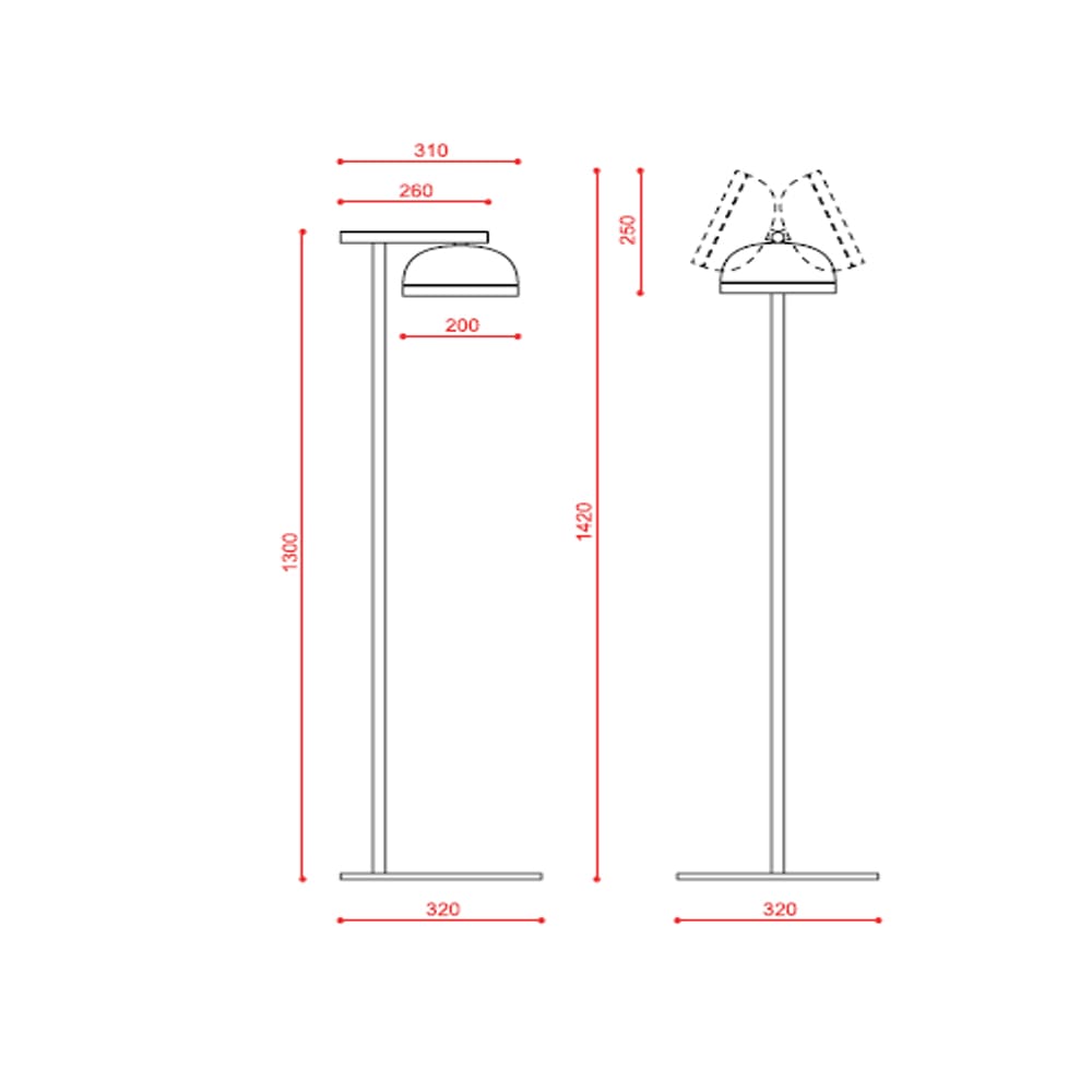 Tooy MOLLY 556.62 - sand black with brushed brass ring - Image 3