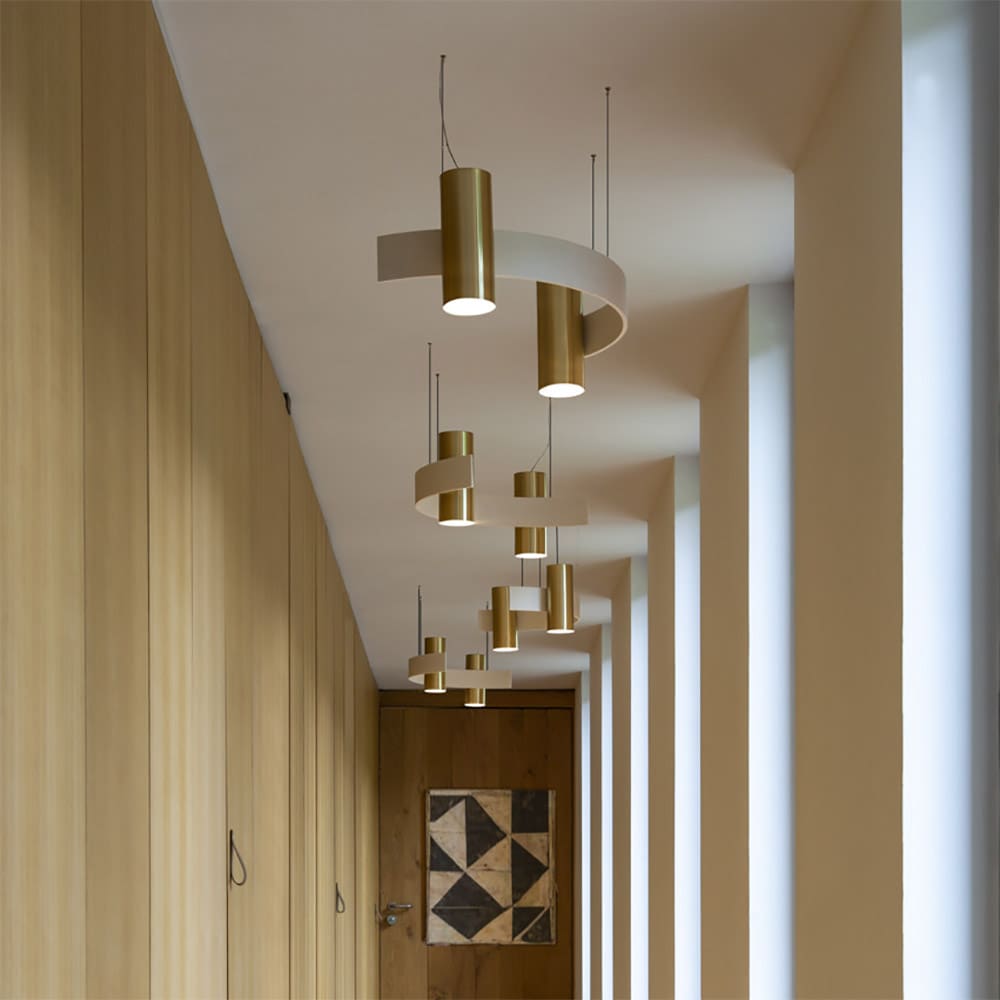 Tooy NASTRO 563.12 - struttura  beige e cilindro terracotta - immagine 2