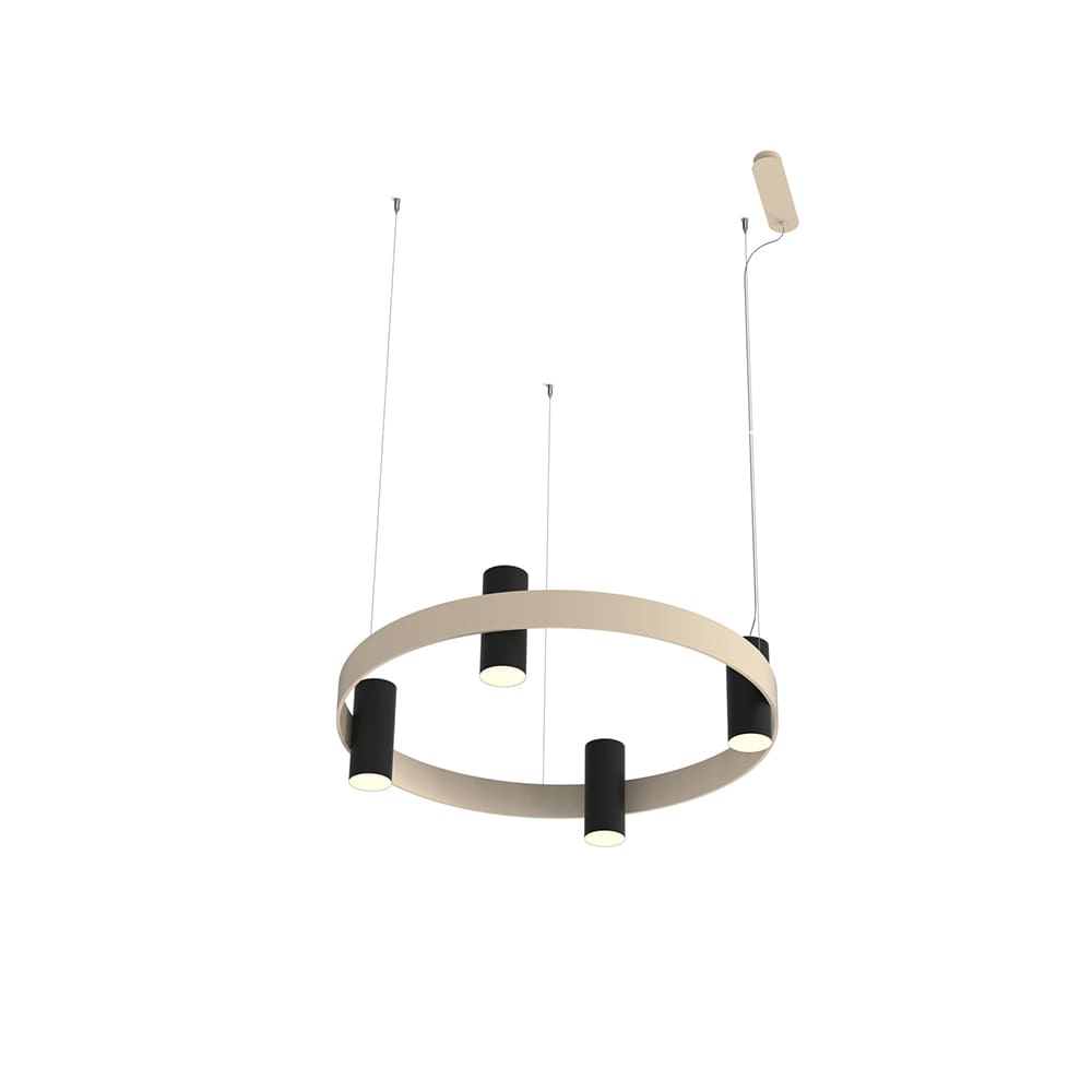 Tooy NASTRO 563.14 - struttura  beige e cilindro nero sabbia