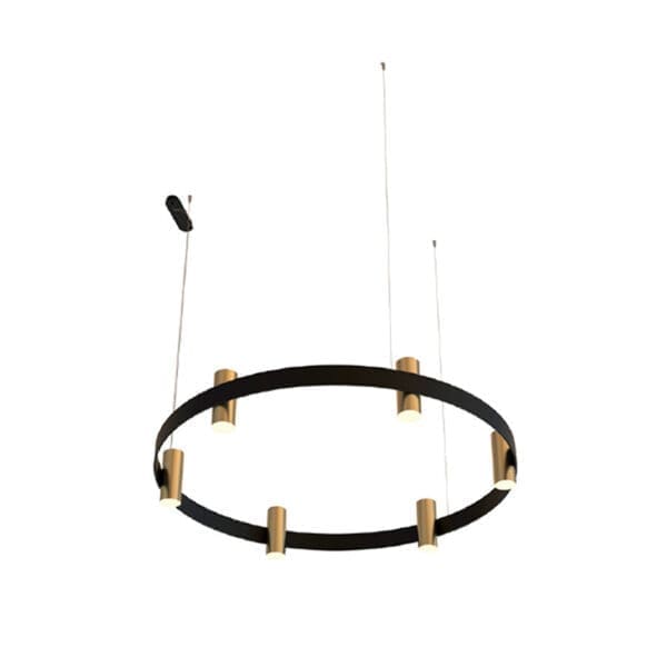 Tooy NASTRO 563.16 - struttura: nero sabbia e cilindro: ottone spazzolato