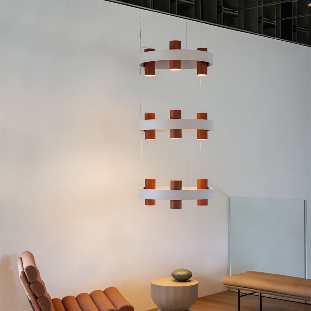 Tooy NASTRO 563.19 - beige structure and brushed brass cylinder - Image 2