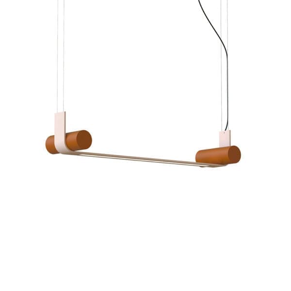 Tooy NASTRO 563.21 - struttura  beige e cilindro terracotta