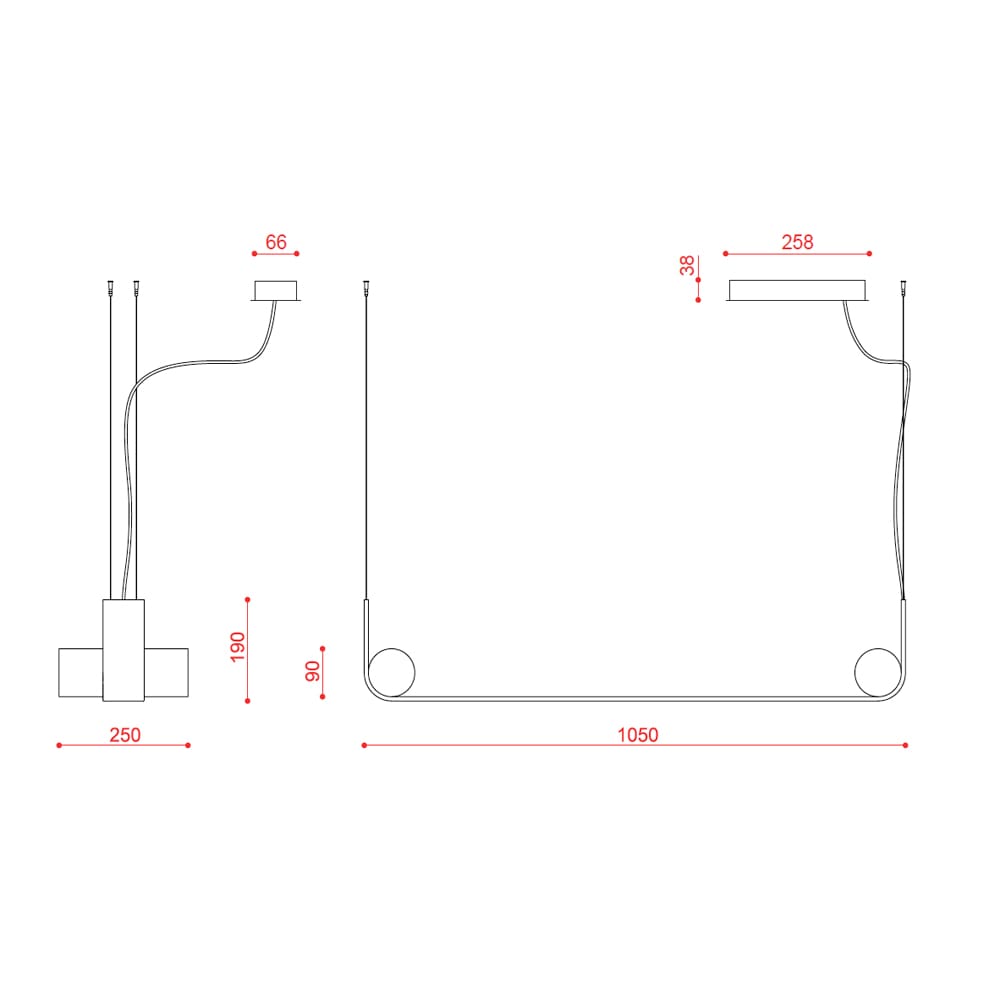 Tooy NASTRO 563.21 - beige structure and brushed brass cylinder - Image 3