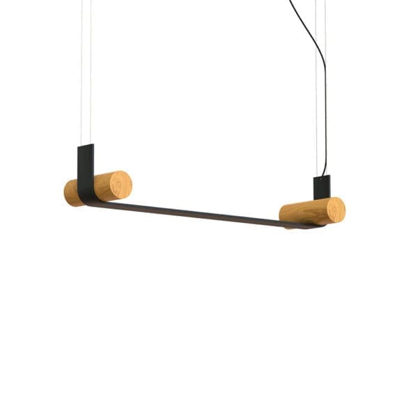 Tooy NASTRO 563.21 - struttura  nero sabbia e cilindro Frassino