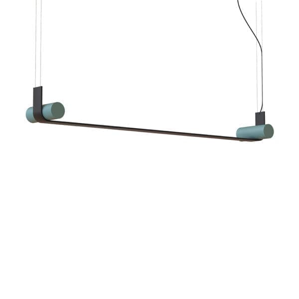 Tooy NASTRO 563.22 - struttura  nero sabbia e cilindro grigio-verde