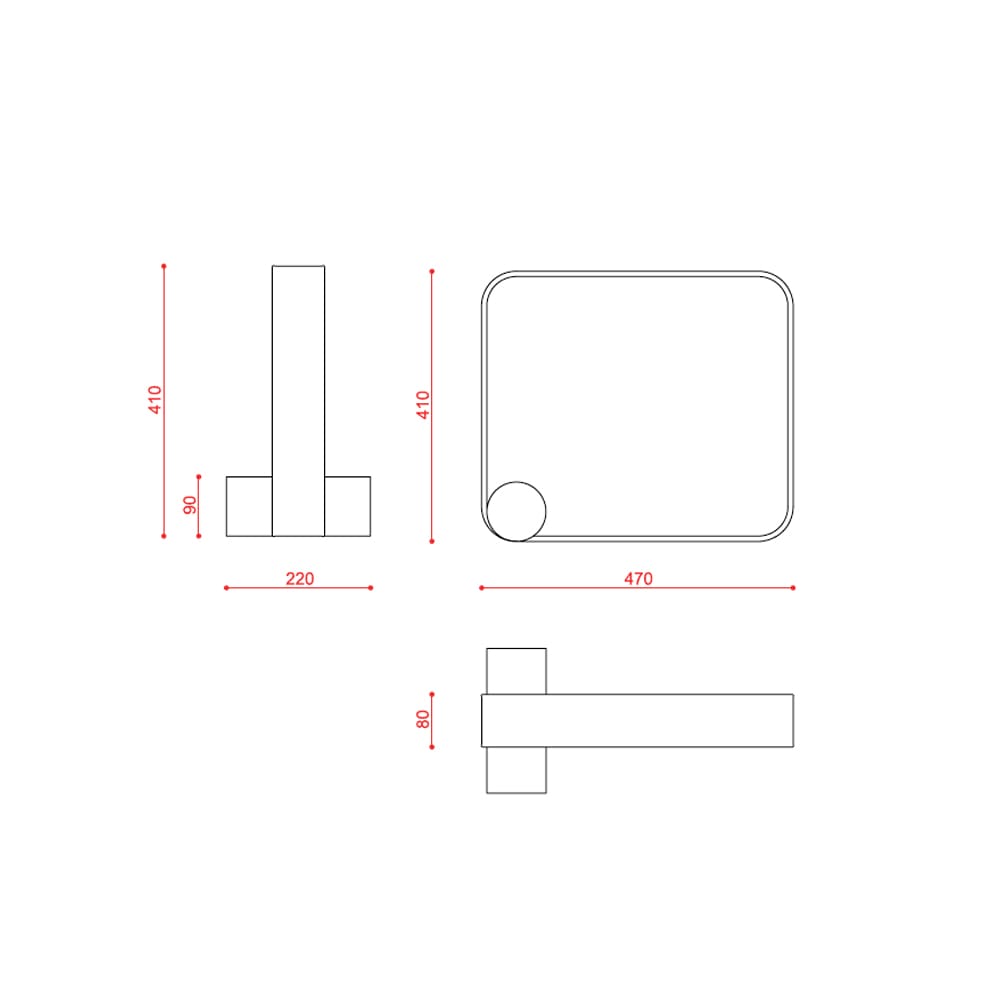 Tooy NASTRO 563.32 - struttura  grigio-verde e cilindro ottone spazzolato - immagine 3