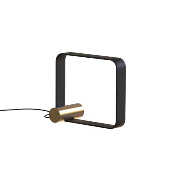 Tooy NASTRO 563.32 - struttura  nero sabbia e cilindro ottone spazzolato