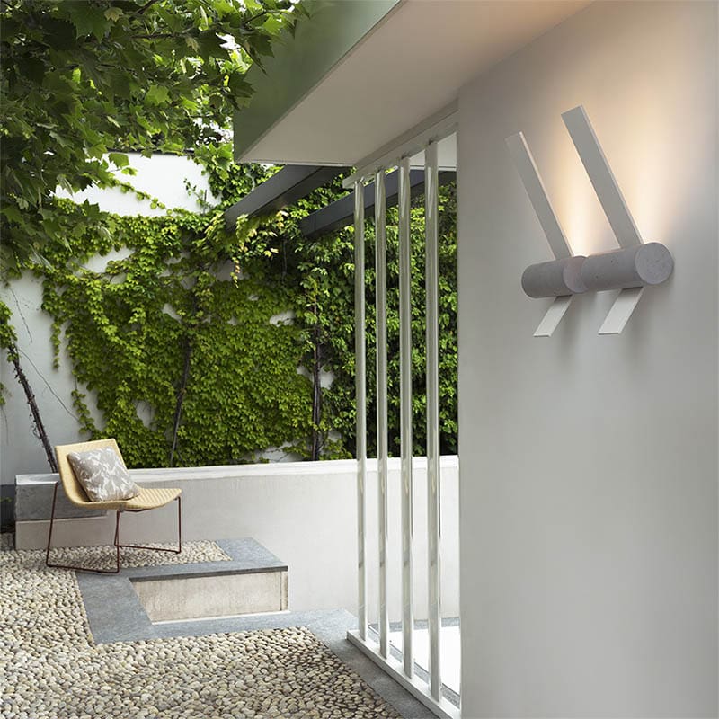 Tooy NASTRO 563.41 outdoor - struttura  beige e cilindro ottone spazzolato - immagine 2