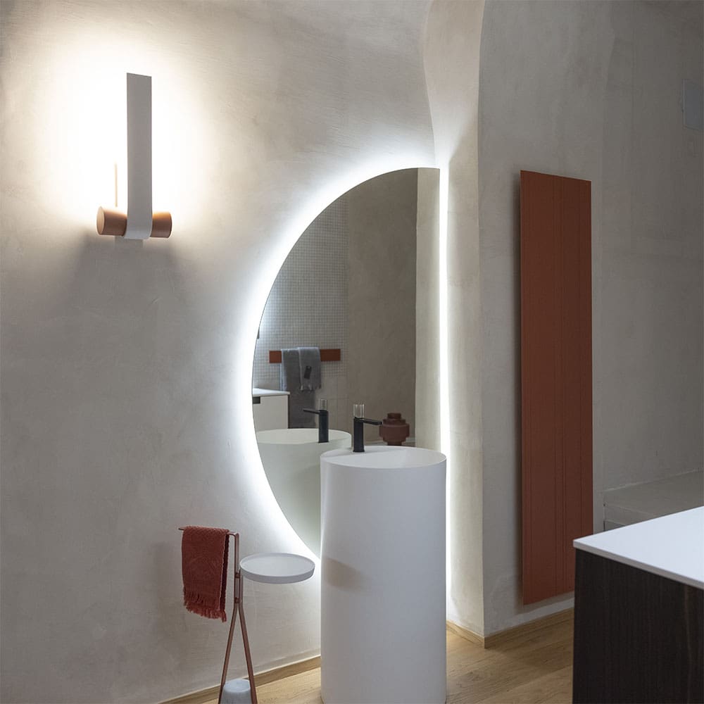 Tooy NASTRO 563.42 - struttura  beige e cilindro terracotta - immagine 2