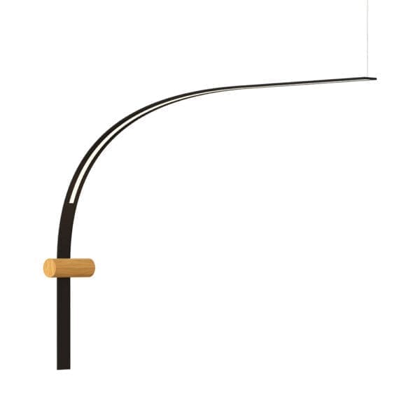 Tooy NASTRO 563.47  - struttura nero sabbia e cilindro Frassino