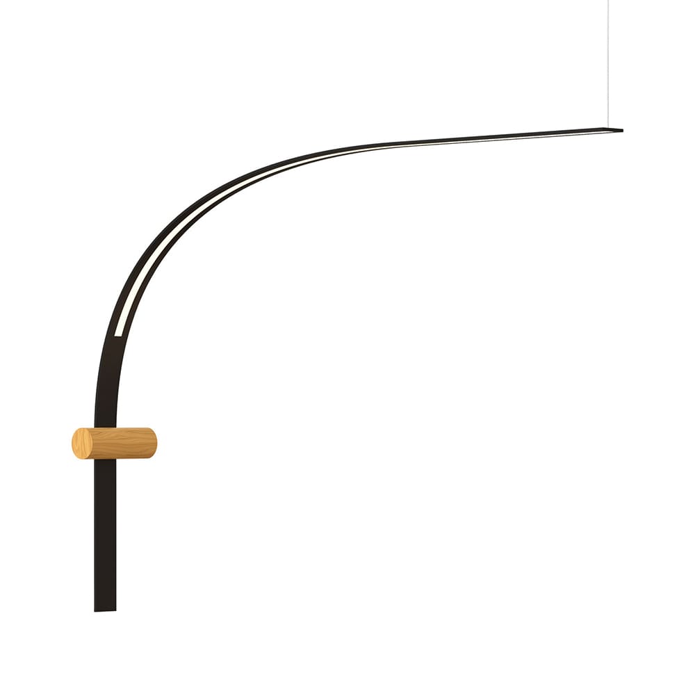 Tooy NASTRO 563.47  - struttura nero sabbia e cilindro Frassino