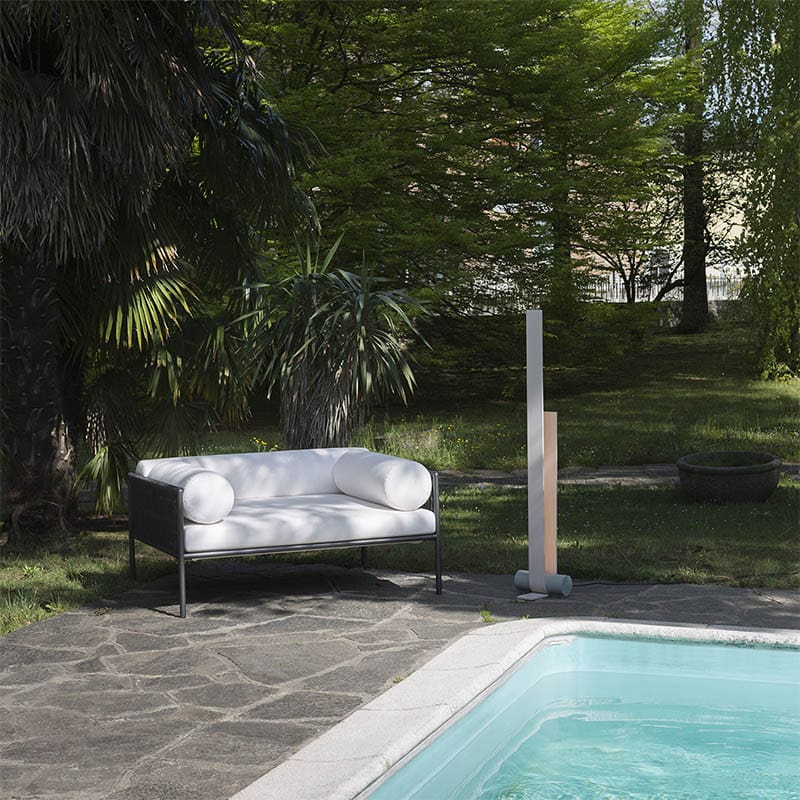 Tooy NASTRO 563.62 outdoor - struttura nero sabbia e cilindro beige - immagine 2