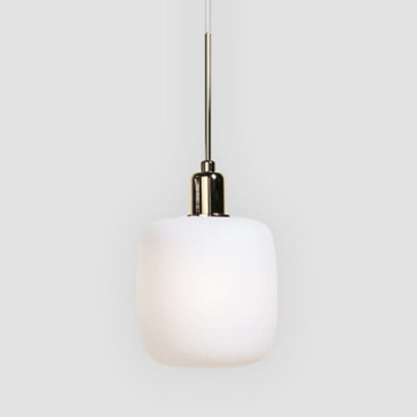 SP Light DIVA single suspension -  gold glass B white