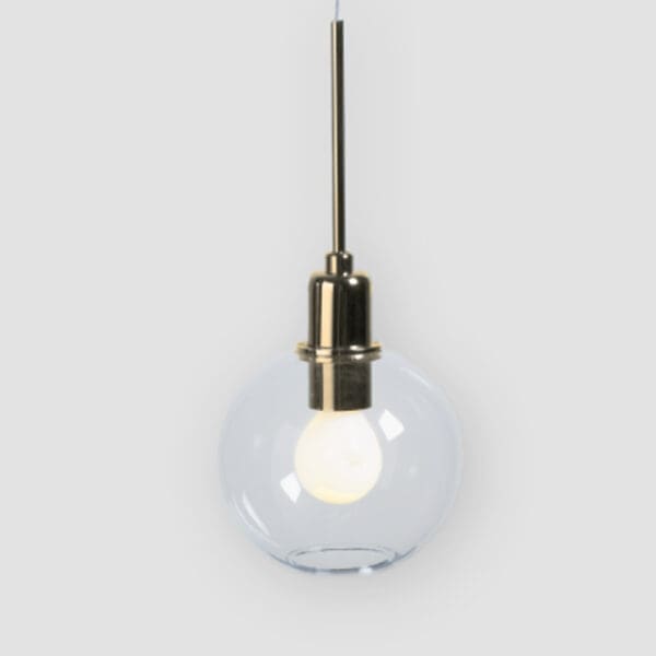 SP Light DIVA single suspension -  gold glass R clear