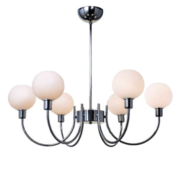 SP Light DIVA suspension 6 L - chrome glass B white