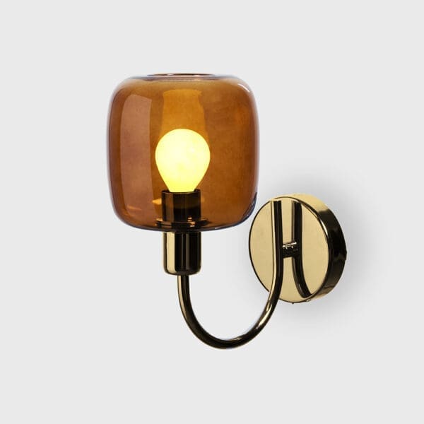 SP Light DIVA parete 1 - oro vetro B ambra