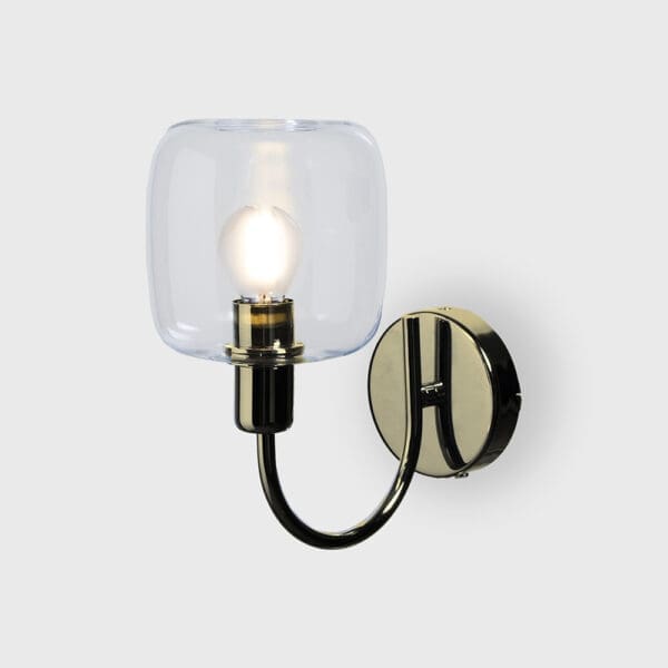 SP Light DIVA wall 1 - gold glass B clear