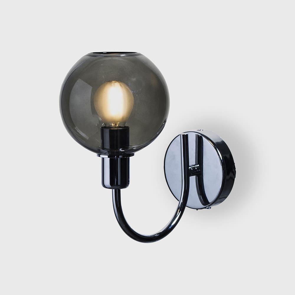 SP Light DIVA parete 1 - cromo vetro R grigio