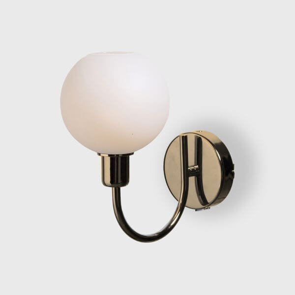 SP Light DIVA wall 1 - gold glass R white