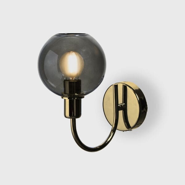 SP Light DIVA wall 1 - gold glass R grey