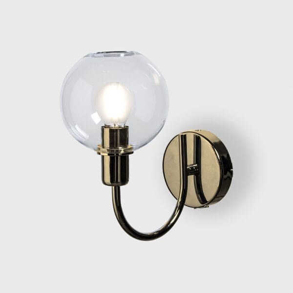 SP Light DIVA wall 1 - gold glass R clear