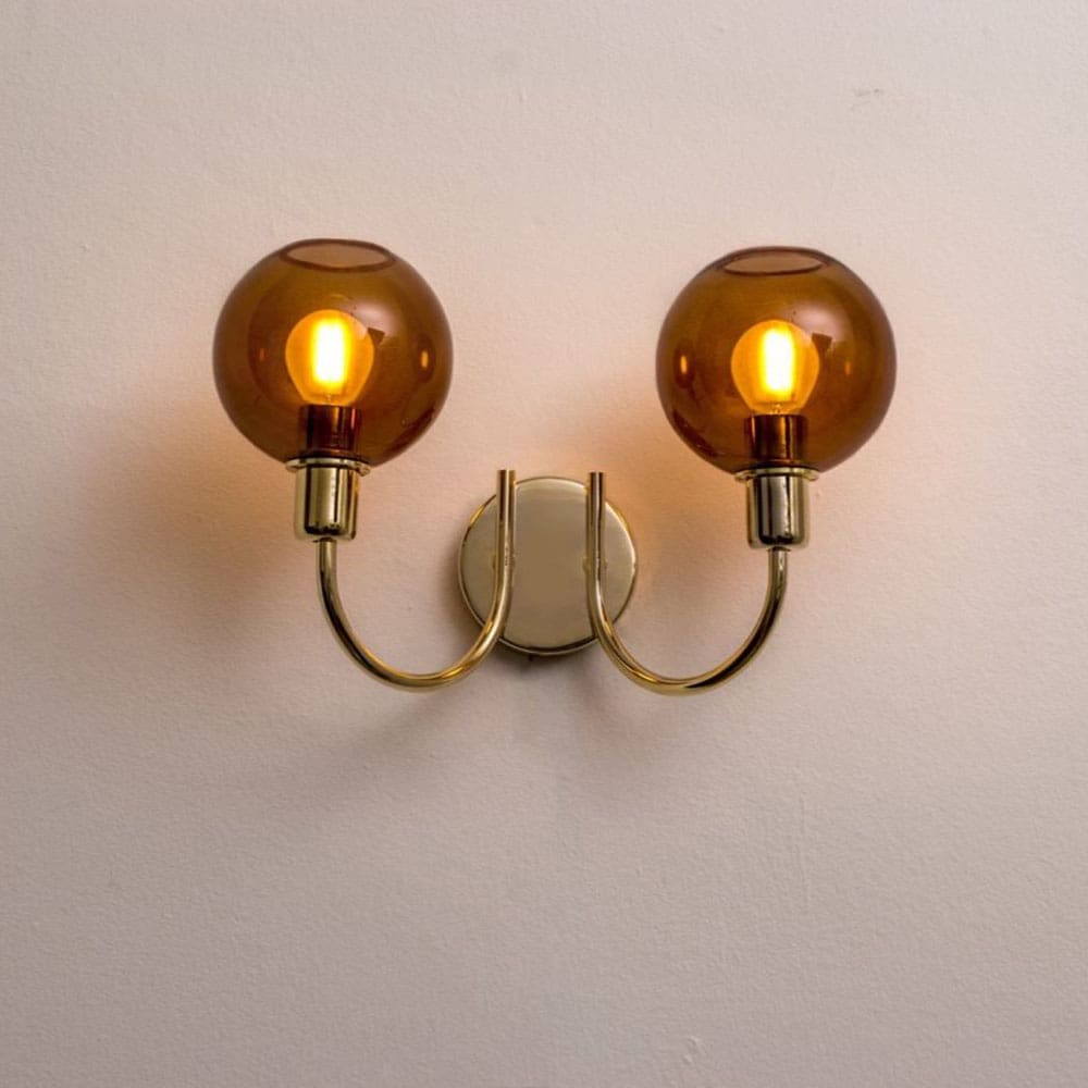 SP Light DIVA parete 2 - oro vetro B bianco - immagine 2