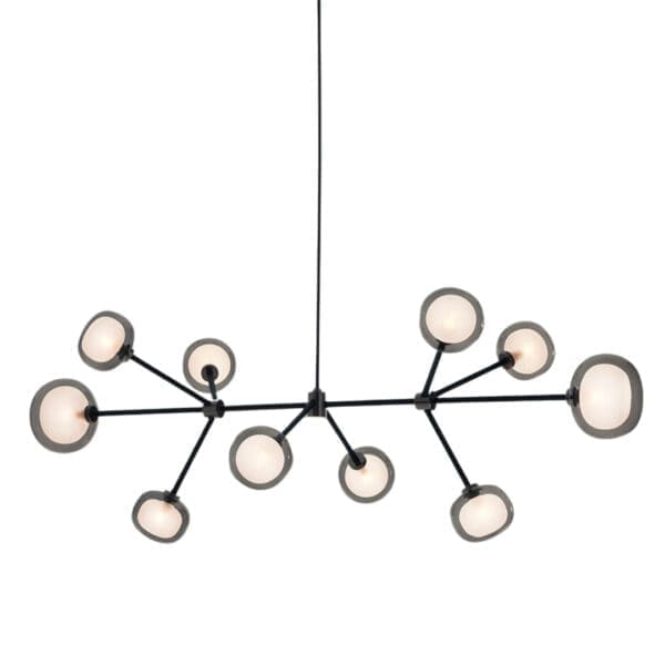 Tooy NABILA 552.10 - nero opaco, cromo nero e vetri fumè