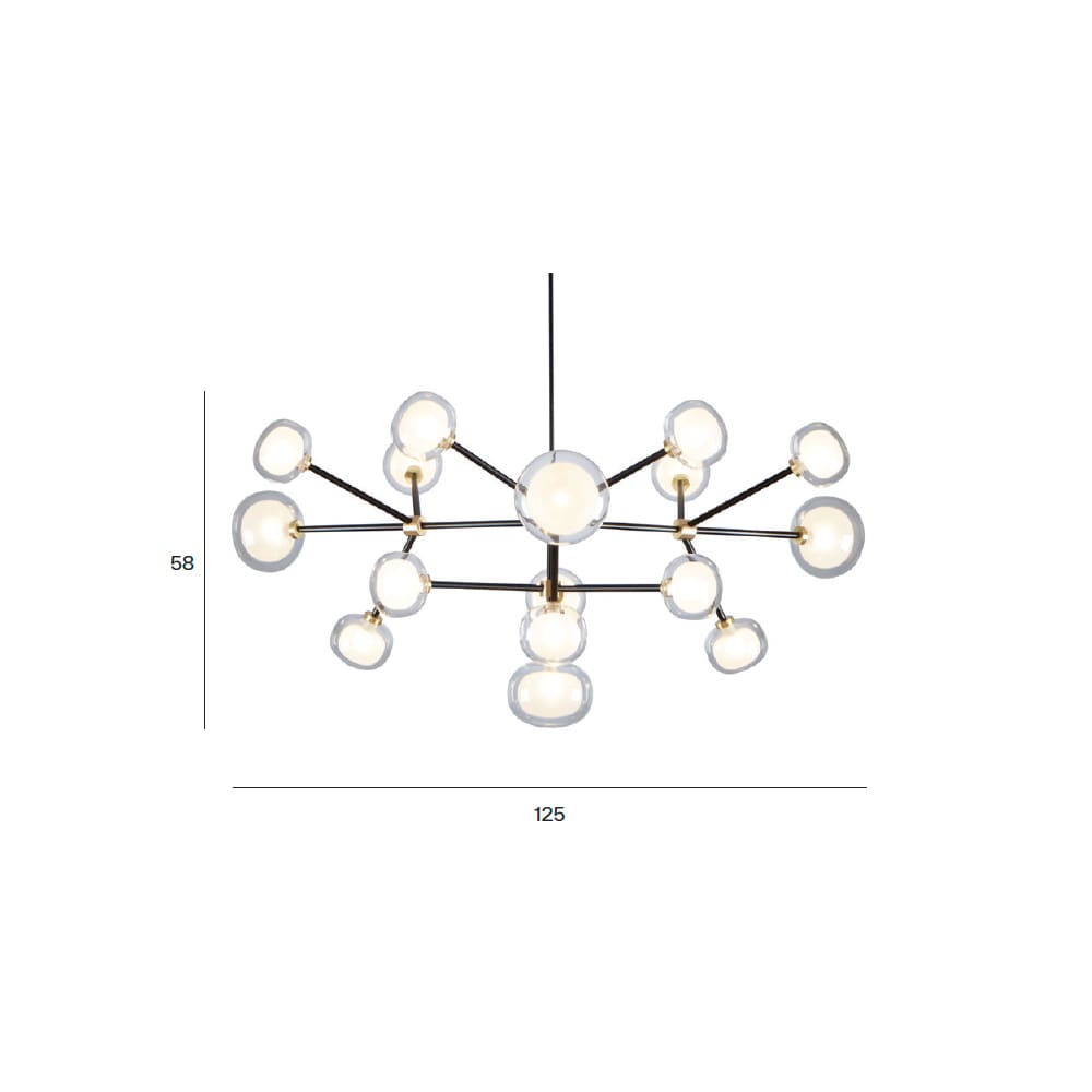 Tooy NABILA 552.16 - matt black, black chrome and smoked glass - Image 3