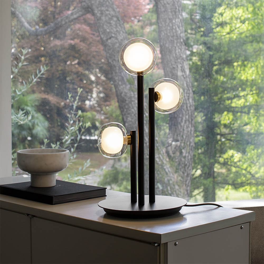 Tooy NABILA 552.33 - matt black, black chrome and smoked glass - Image 2