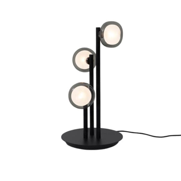 Tooy NABILA 552.33d - nero opaco, cromo nero e vetri fumè