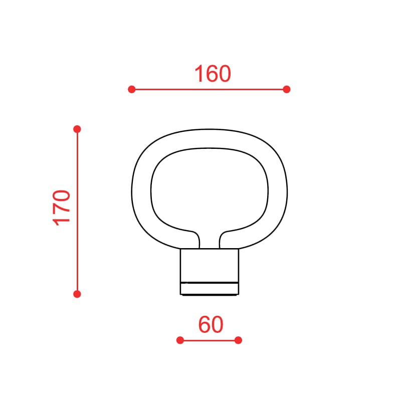 Tooy NABILA 552.36 - matt black, black chrome and smoked glass - Image 3