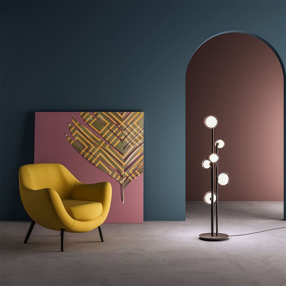 Tooy NABILA 552.66 - matt black, brushed brass and transparent glass - Image 2