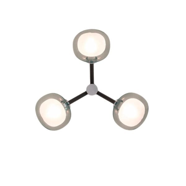 Tooy NABILA 552.73 - nero opaco, cromo nero e vetri fumè