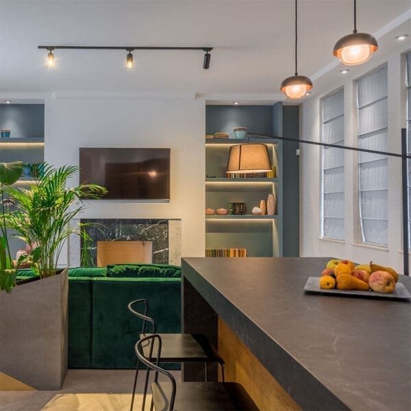 Tooy MUSE 554.22 - nero sabbia e ottone spazzolato