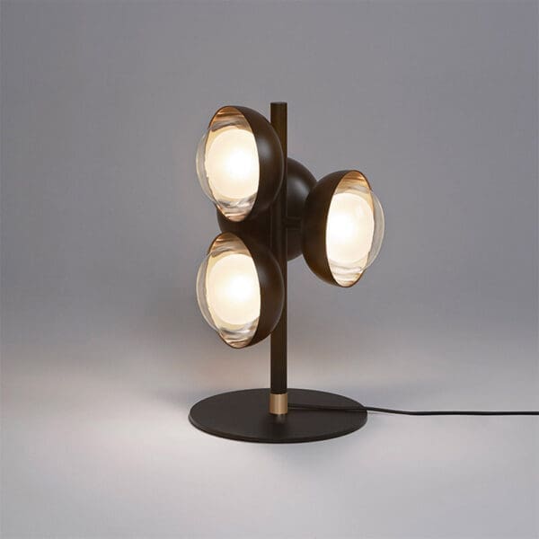 Tooy MUSE 554.35 - nero sabbia e ottone spazzolato