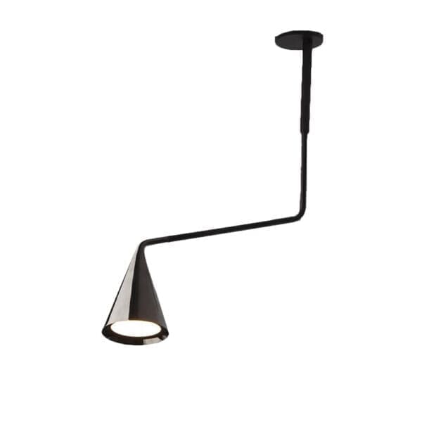 Tooy GORDON 561.15a - nero opaco e ottone spazzolato