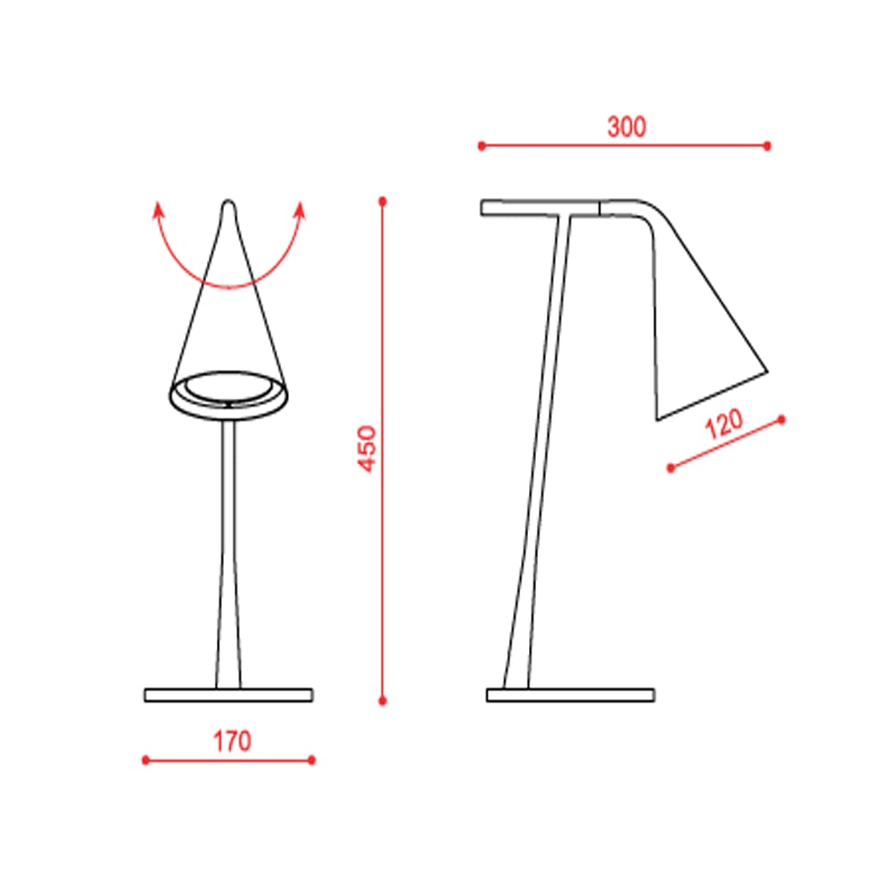 Tooy GORDON 561.31 - matt black and brushed brass - Image 3