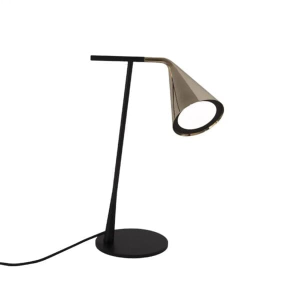 Tooy GORDON 561.31 - nero opaco e ottone spazzolato